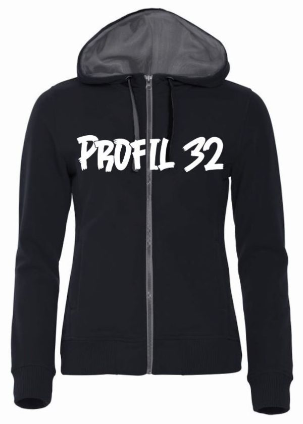 Huvtröja med dragkedja